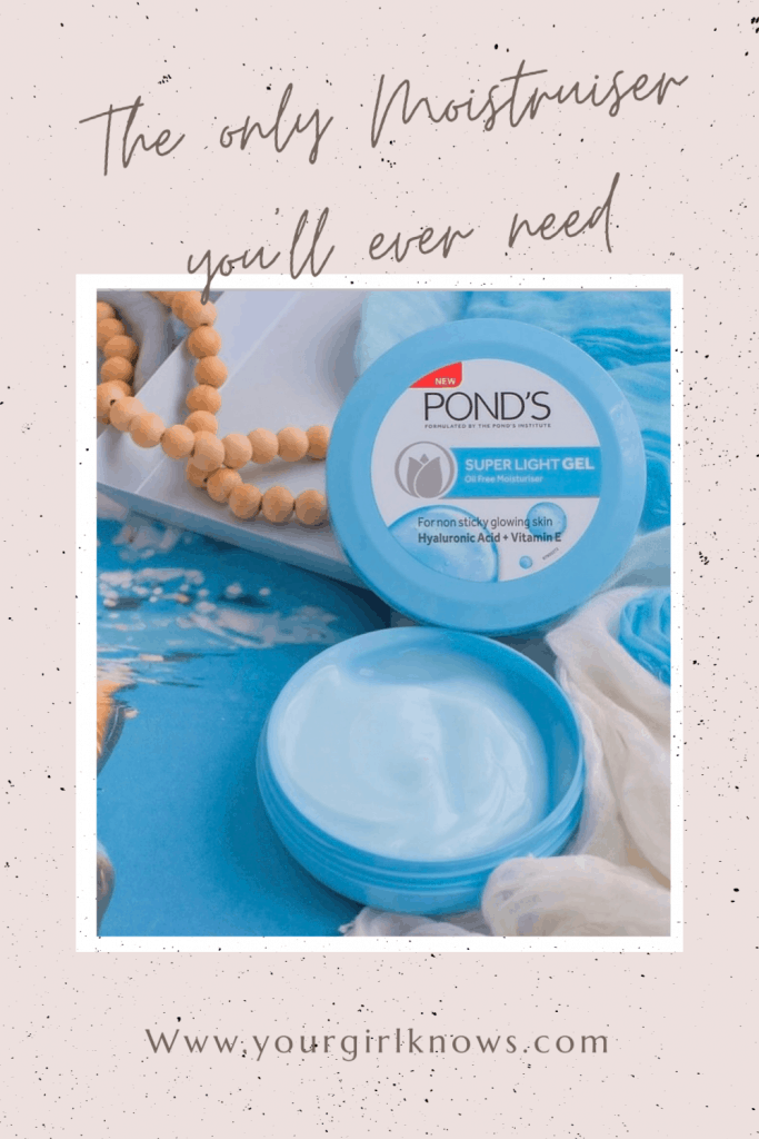 ponds super light gel moisturizer review