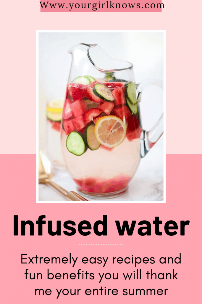 INFUSED WATER BENEFITS AND RECIPES IN 2020