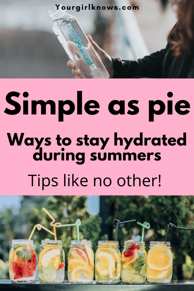 12 Tips on How to stay hydrated in the heat