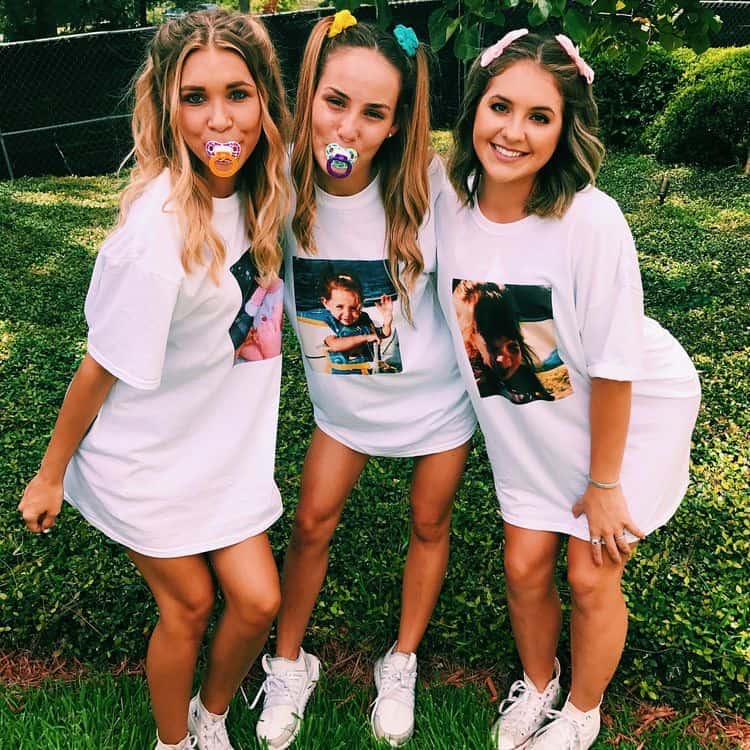 easy college girl group Halloween costumes