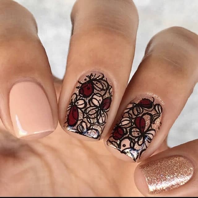 unique thanksgiving nail design