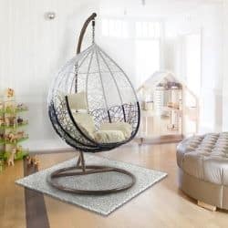hanging egg chair with stand